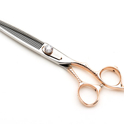 Dynasty Dahlia rose gold 48-tooth thinner stylist shear