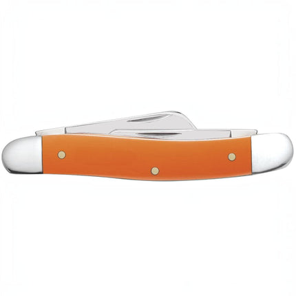 Case® | Smooth Orange Synthetic Medium Stockman Knife by caseknives