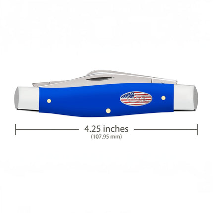 Case® Royal Blue Synthetic Large Stockman Pocket Knife