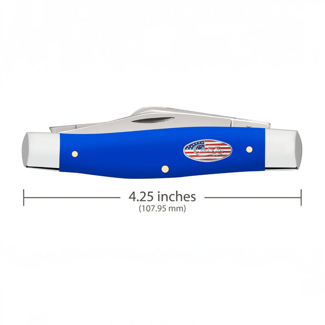 Case® Royal Blue Synthetic Large Stockman Pocket Knife