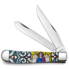 Case® Stained Glass Angel Natural Bone Color Wash Trapper