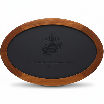 Case® Commemorative Semper Fidelis USMC Bowie Knife – Stainless Steel, Wooden Display Box | CA13175