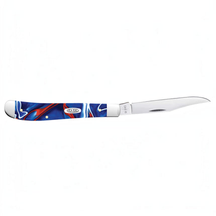 Case Smooth Patriotic Kirinite Slimline Trapper Pocket Knife
