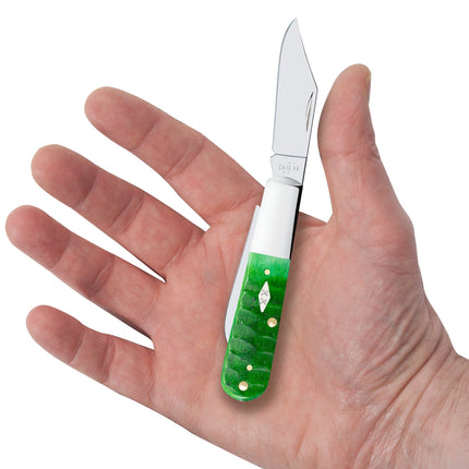 Case® | Gator Jigged Bright Green Bone Barlow by caseknives