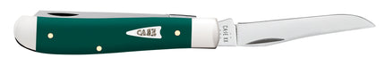 Case XX Knives Mini Trapper Spruce Green Synthetic 64531 Stainless Pocket Knife by Case®