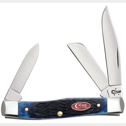 Case® | Rogers Jig Navy Blue Bone Medium Stockman Knife