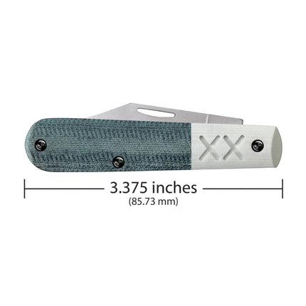 Case® Crossroads™ XR Barlow Pocket Knife — Blue Denim Canvas Laminate & White G-10 (2026 Limited Edition)