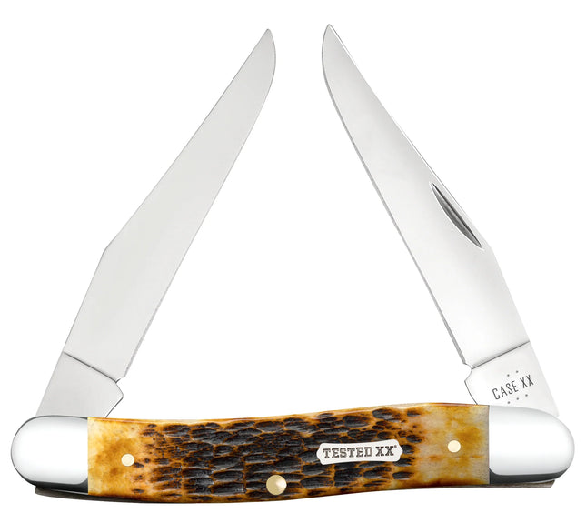 Case XX Muskrat Pocket Knife (Burnt Amber Rogers Jigged Bone, CA51395) by Case®