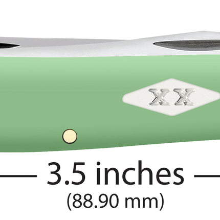 Case CA63831 - Smooth Mint Green Synthetic Mini Trapper