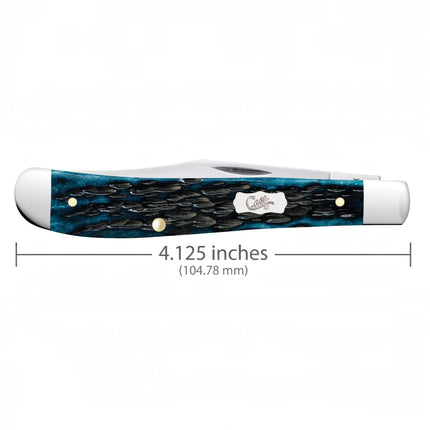 Case XX Slimline Trapper Pocket Knife (Mediterranean Blue Bone, CA51865) by Case®