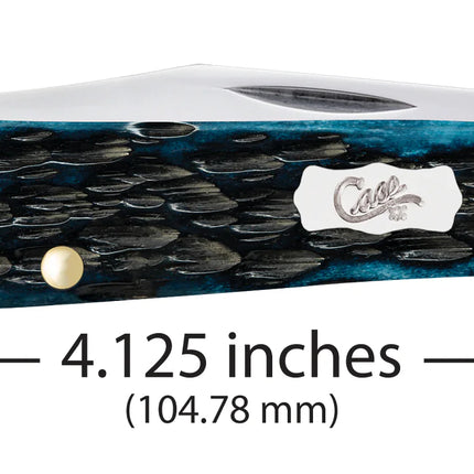 Case XX Slimline Trapper Pocket Knife (Mediterranean Blue Bone, CA51865) by Case®