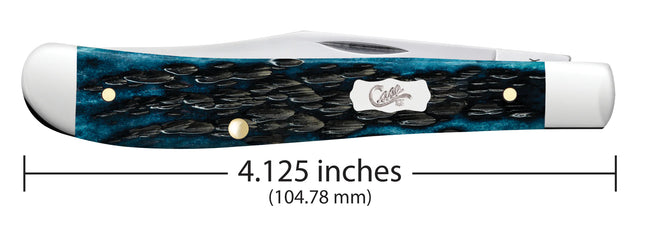 Case XX Slimline Trapper Pocket Knife (Mediterranean Blue Bone, CA51865) by Case®