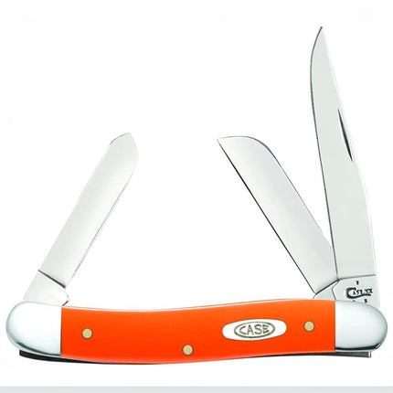 Case® | Smooth Orange Synthetic Medium Stockman Knife by caseknives