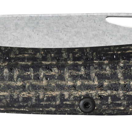 Case® | Crossroads™ Black Burlap Laminate XR Sod Buster® Jr with Dayglow G-10 by Case