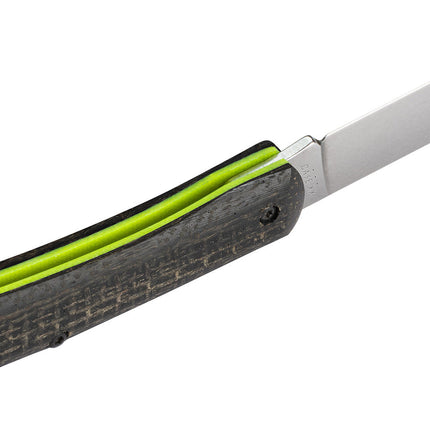 Case® | Crossroads™ Black Burlap Laminate XR Sod Buster® Jr with Dayglow G-10 by Case
