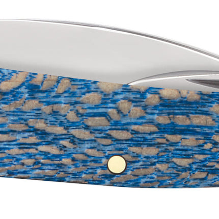 Case® | Smooth Blue Sycamore Wood Seahorse Whittler by caseknives