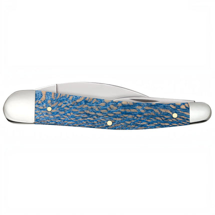 Case® | Smooth Blue Sycamore Wood Seahorse Whittler by caseknives