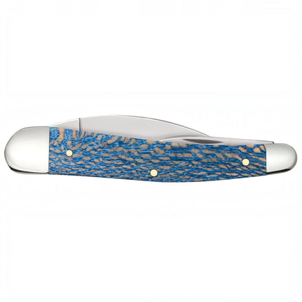 Case® | Smooth Blue Sycamore Wood Seahorse Whittler by caseknives