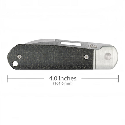 Case® Highbanks® Slipjoint – Black Burlap Micarta® | CPM-20CV | CA42230