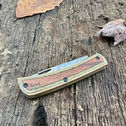 Case® | Crossroads™ Camo Supreme DymaLux® Wood XR Sod Buster® Jr Pocket Knife