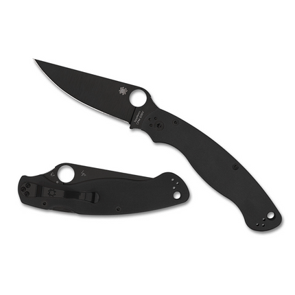 Military™ 2 Black G-10 Black Blade by Spyderco