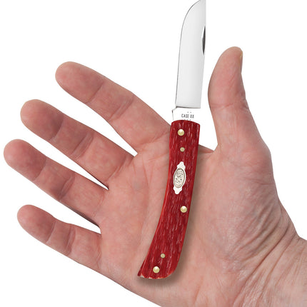 Case CA31945 - Peach Seed Jig Dark Red Bone CS Sod Buster® Jr