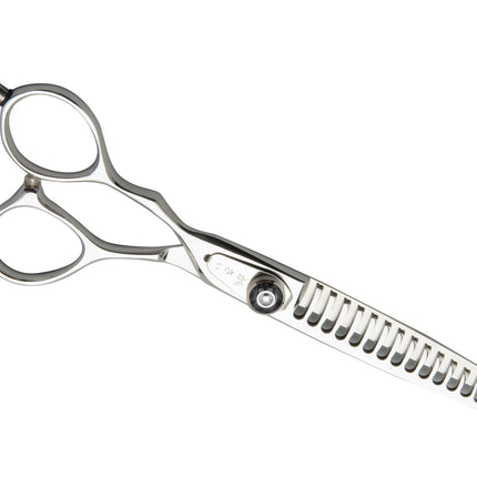 Kansai left-handed 15-tooth texturizing hair-cutting scissor
