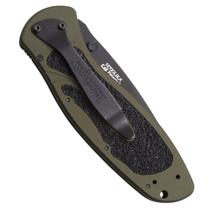 Kershaw Blur Folding Pocket Knife – 14C28N Steel, Cerakote Blade, Black Aluminum Handle, Made in USA