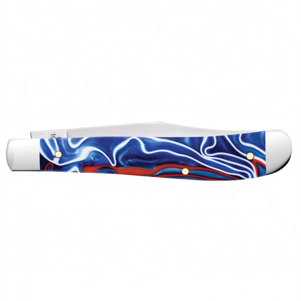 Case Smooth Patriotic Kirinite Slimline Trapper Pocket Knife