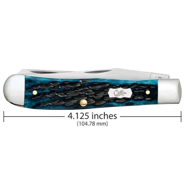 Case XX Trapper Pocket Knife (Mediterranean Blue Bone, CA51850) by Case®