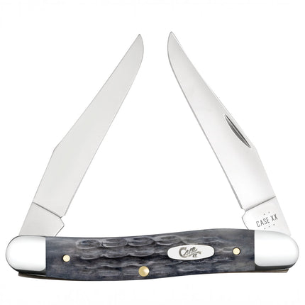 Case® Crandall Jig Pocket Worn Gray Bone Muskrat Pocket Knife