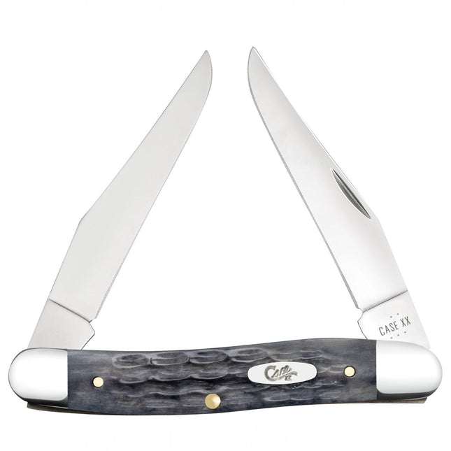 Case® Crandall Jig Pocket Worn Gray Bone Muskrat Pocket Knife