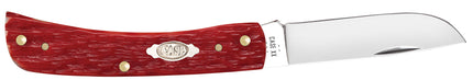 Case CA31945 - Peach Seed Jig Dark Red Bone CS Sod Buster® Jr