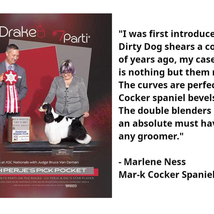 Dirty Dog Silver 4 Piece Set by Scissormall