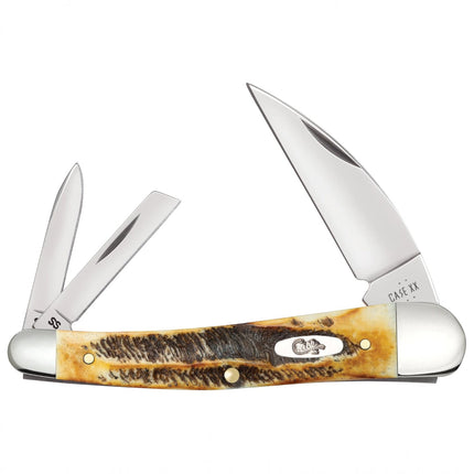 Case® | Smooth Blue Sycamore Wood Seahorse Whittler by caseknives