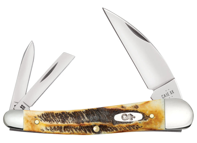 Case® | Smooth Blue Sycamore Wood Seahorse Whittler by caseknives