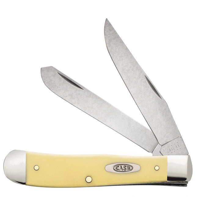 Case® | Yellow Synthetic Trapper Knife by caseknives