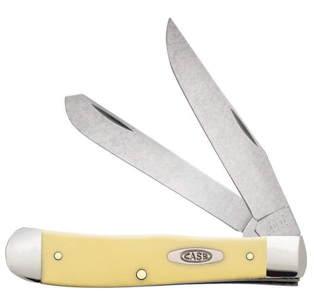Case® | Yellow Synthetic Trapper Knife by caseknives