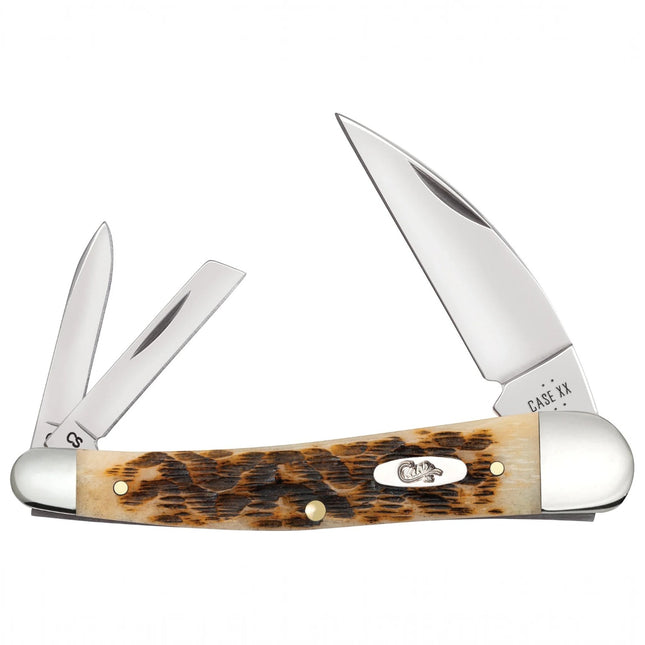 Case® | Smooth Blue Sycamore Wood Seahorse Whittler by caseknives