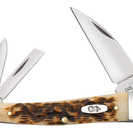 Case® | Smooth Blue Sycamore Wood Seahorse Whittler by caseknives