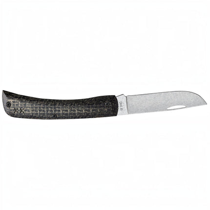 Case® | Crossroads™ Black Burlap Laminate XR Sod Buster® Jr with Dayglow G-10 by Case
