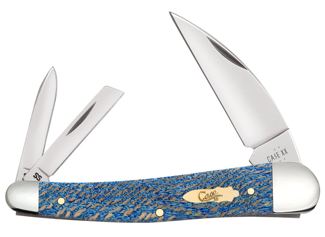 Case® | Smooth Blue Sycamore Wood Seahorse Whittler by caseknives