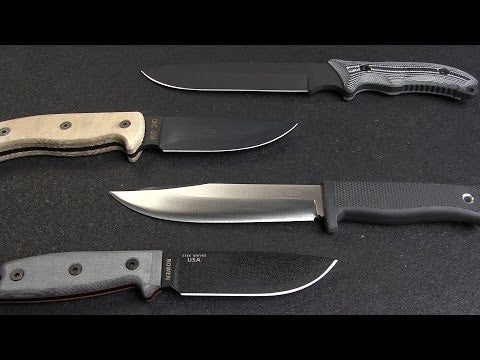 ESEE-4P-MB Plain Edge, Coyote Brown Sheath, MOLLE Back and Clip Plate
