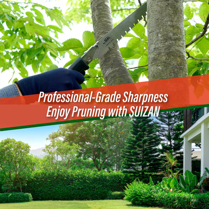 SUIZAN Professional Japanese Pruning Saw 10.6 Inch (270mm) by SUIZAN JAPAN