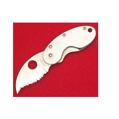 CRICKET--STAINLESS STEEL HANDLE/VG-10/SPYDEREDGE by Spyderco