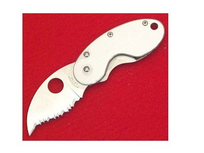 CRICKET--STAINLESS STEEL HANDLE/VG-10/SPYDEREDGE by Spyderco