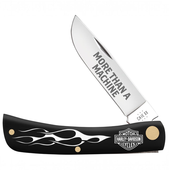 Case x Harley-Davidson Embellished Black Synthetic Sod Buster Jr Pocket Knife