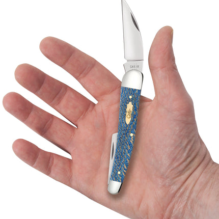 Case® | Smooth Blue Sycamore Wood Seahorse Whittler by caseknives