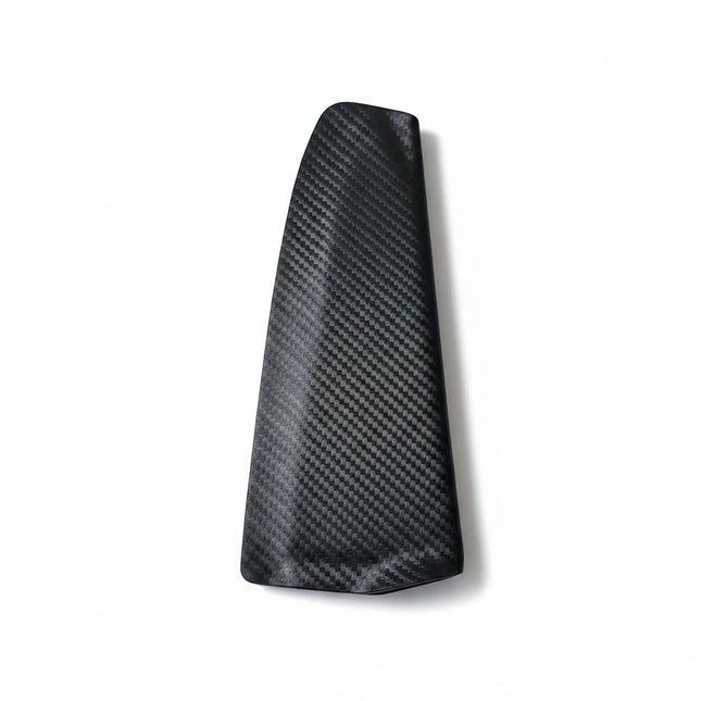 Razor Sharp AZ 8-inch knife saya with a black carbon fiber textured Kydex shell for Meglio Gyuto and Kiritsuke blades.