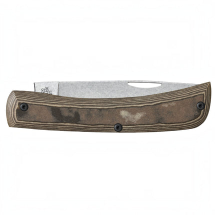 Razor Sharp AZ Case Crossroads XR Sod Buster Jr pocket knife with Luna Richlite handle and stonewashed S35VN blade